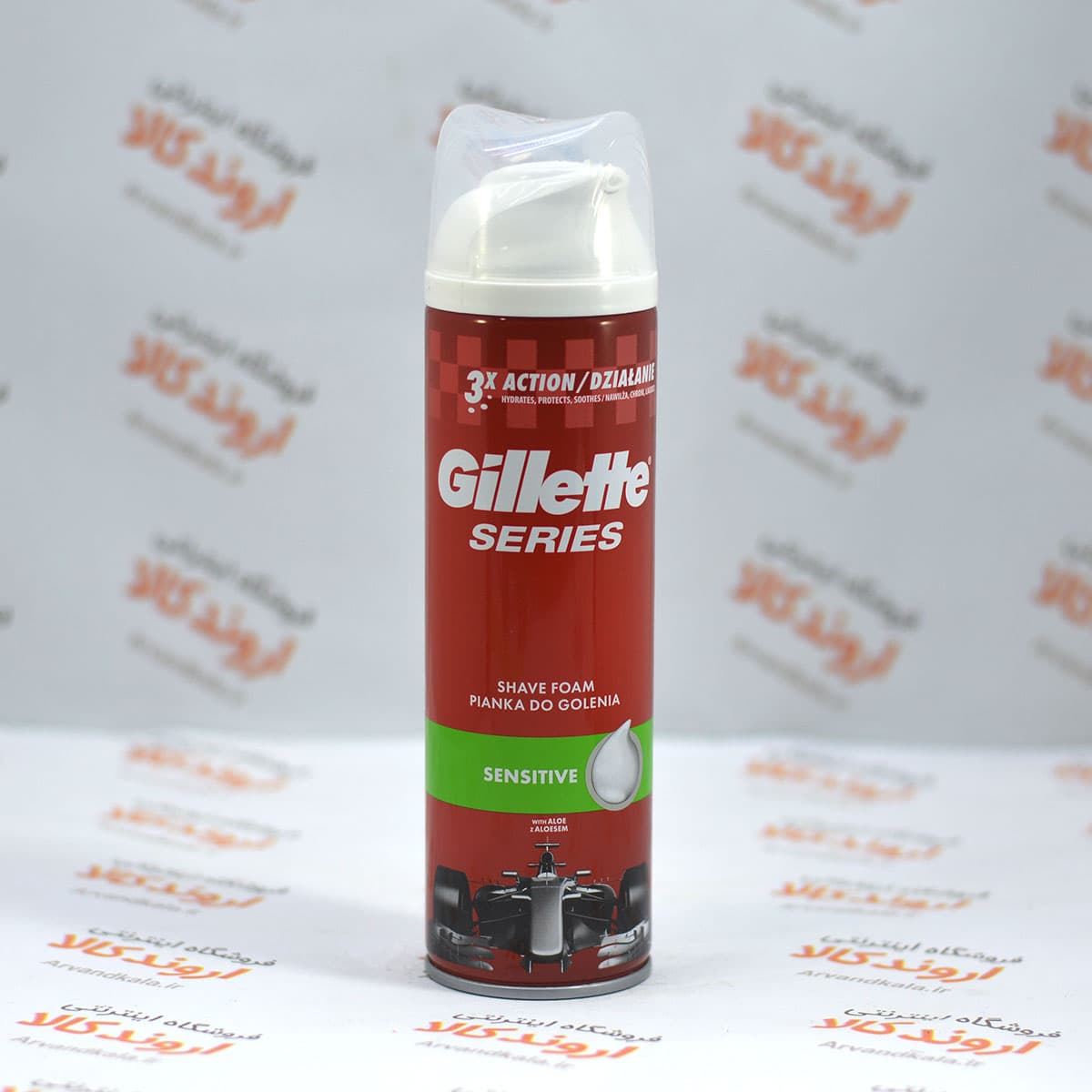 فوم اصلاح ژیلت Gillette مدل Sensitive