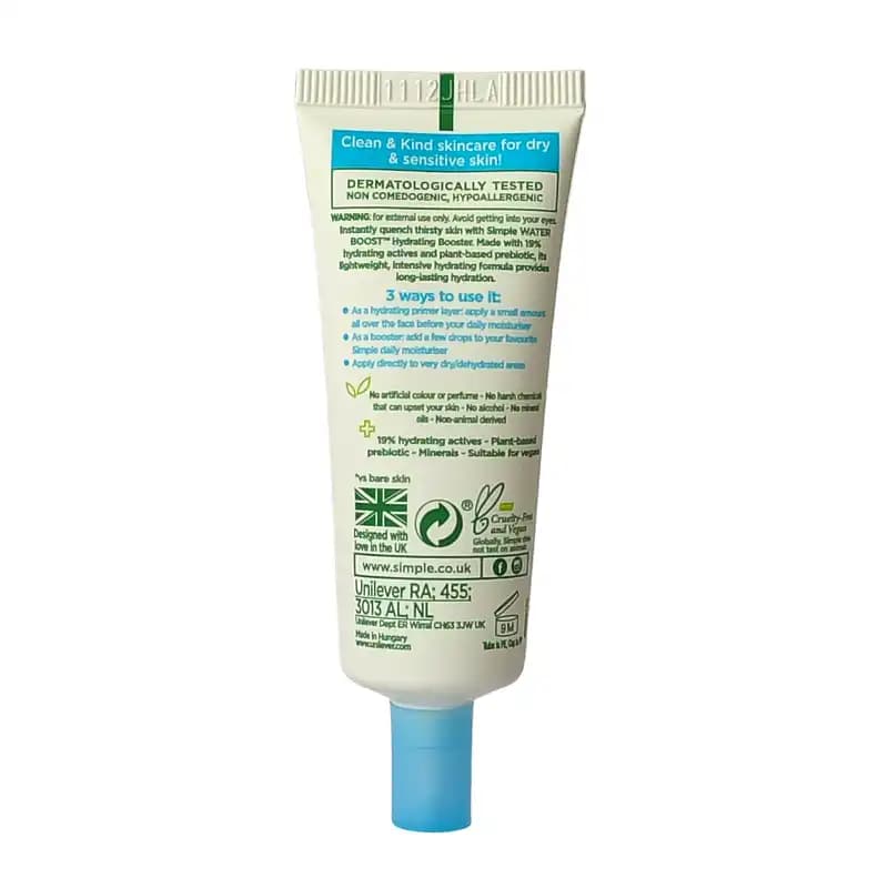 کرم آبرسان صورت سیمپل Simple مدل Hydrating — تصویر ۸