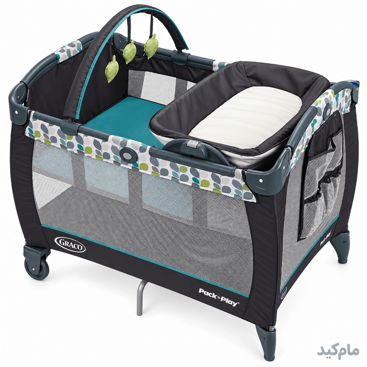 تخت و پارک چندکاره گراکو مدل Corralito PNP Reversible Napper & Changer LX رنگ Boden
