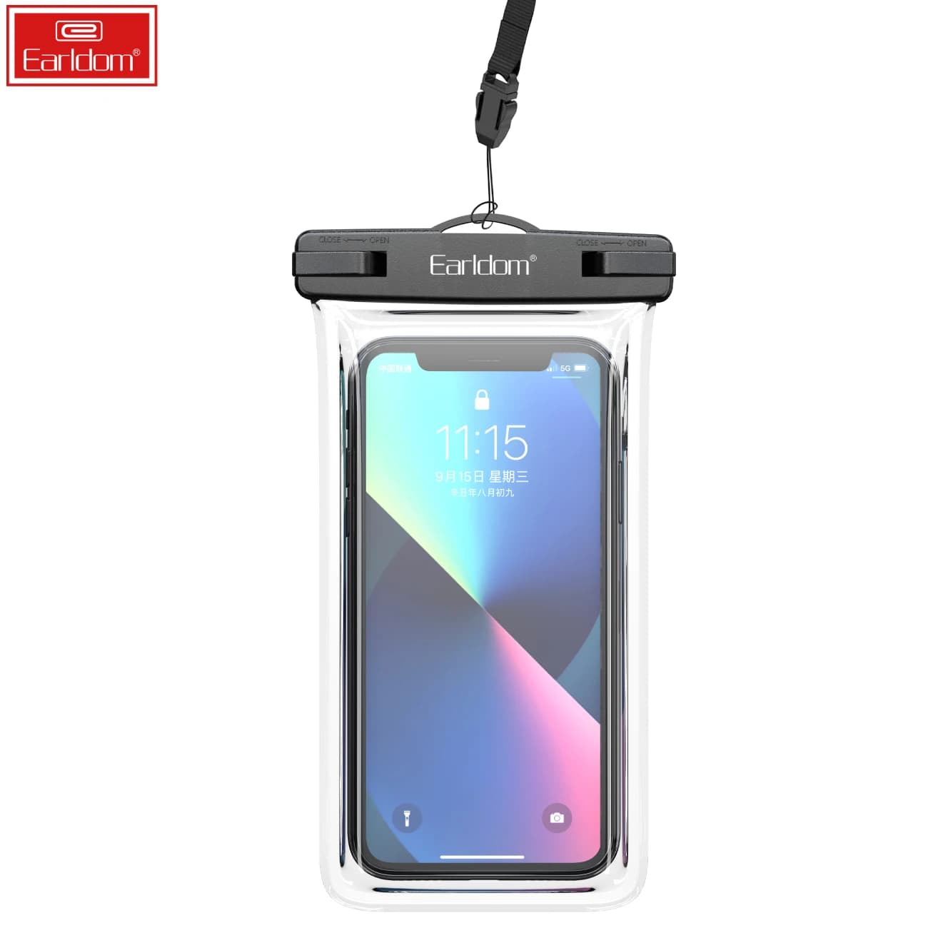 کاور ضدآب گوشی Earldom مدل ET-S14 تا عمق ۳۰ متر IPX8 — تصویر ۱۲
