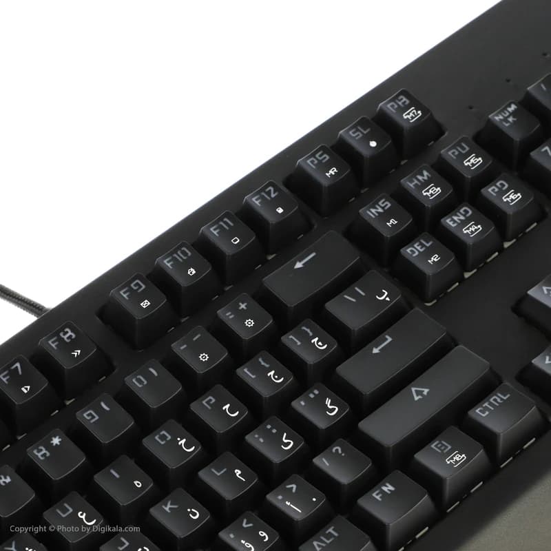 کیبورد گیمینگ تسکو مدل GK8127 با نورپردازی RGB — تصویر ۱۱