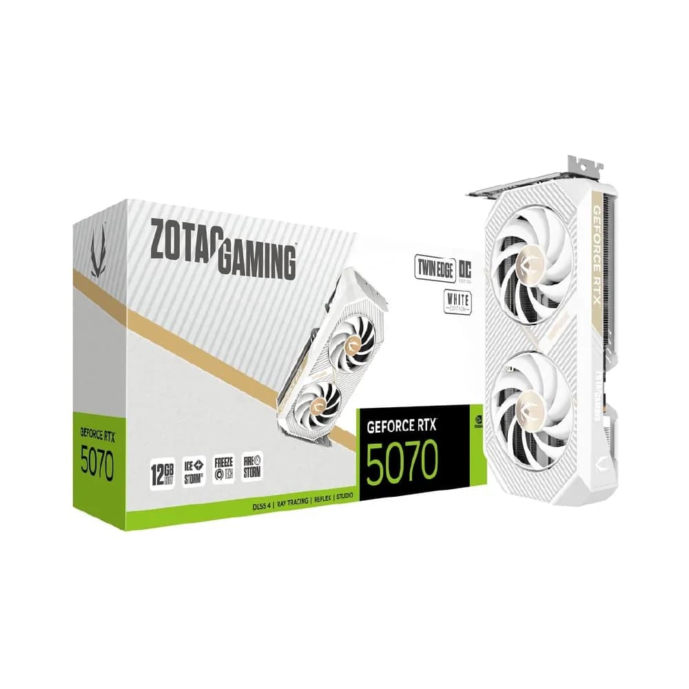 VGA Zotac RTX 5070 Twin Edge OC 12GB White Edition — تصویر ۷