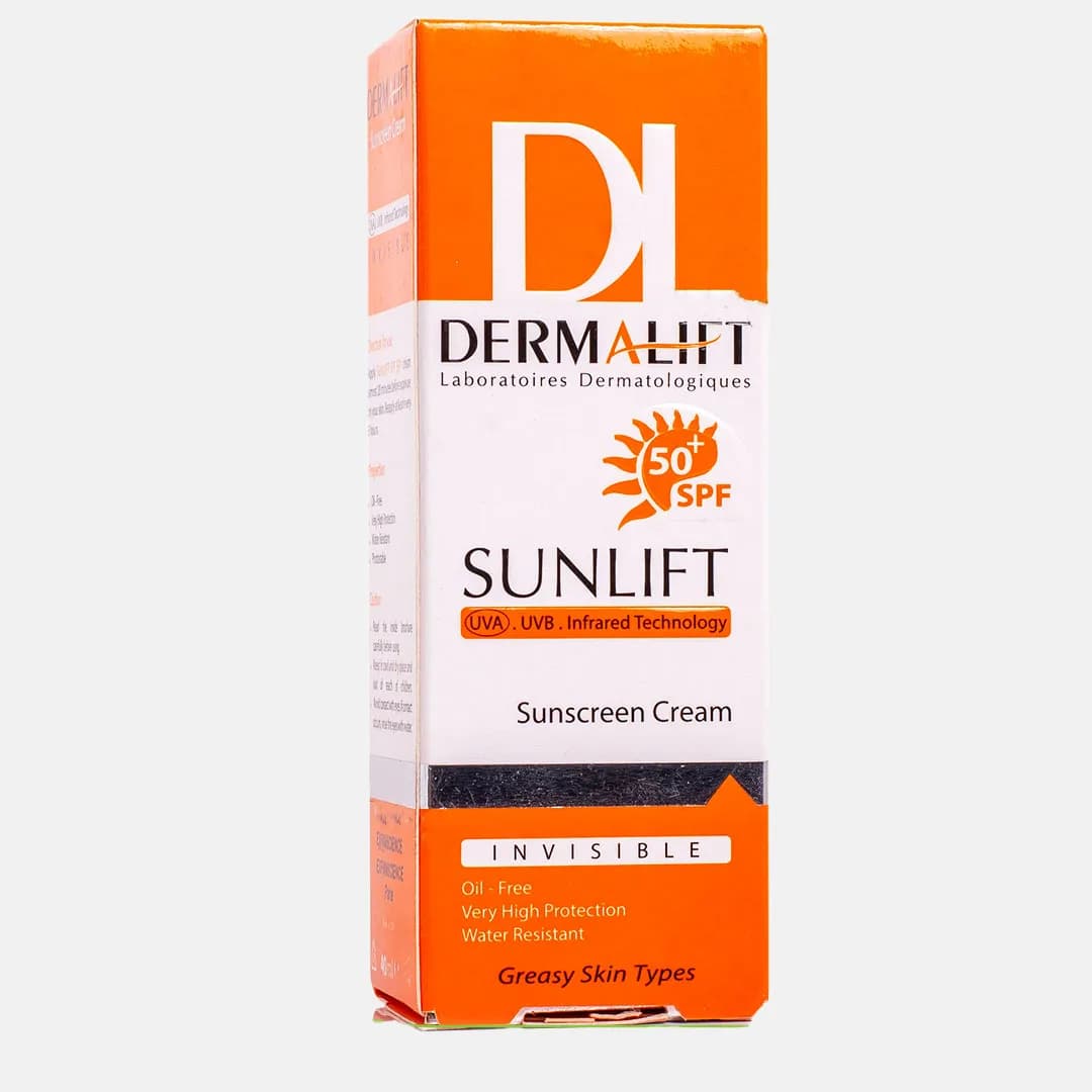 (بی رنگ) کرم ضد آفتاب درمالیفت مدل سان لیفت با SPF50 مناسب پوست چرب حجم 40 میلی — تصویر ۱۱