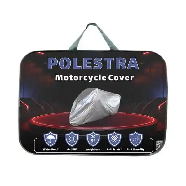 چادر موتور سیکلت برند پولسترا مدل شمعی ضدآب و آفتاب — تصویر ۵