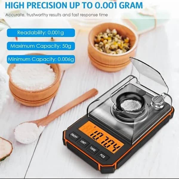 ترازوی دیجیتال دقیق برند FUZION مدل PRO-50 — تصویر ۳