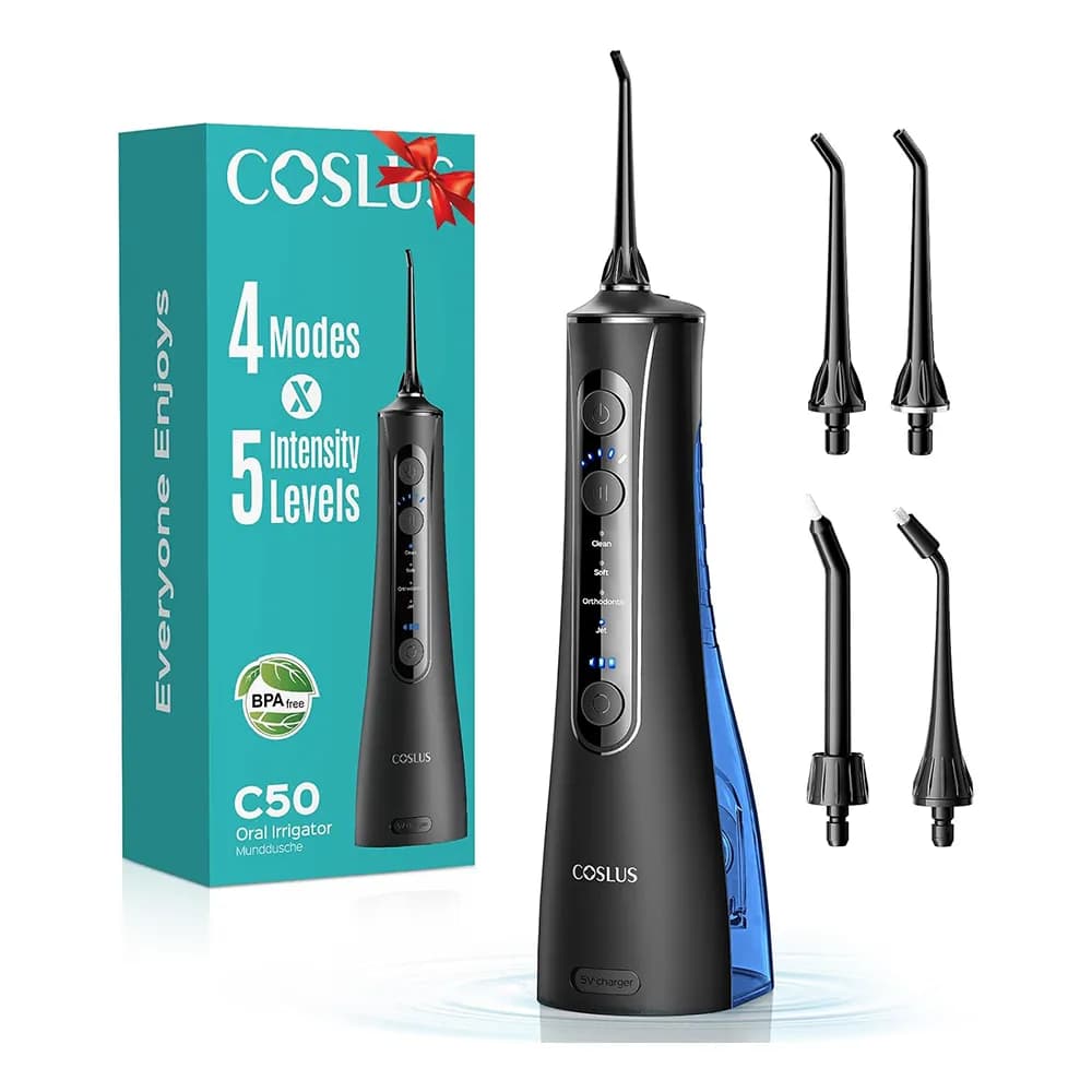 واترجت و دستگاه شست‌وشوی دهان بی‌سیم برند COSLUS مدل C50 — تصویر ۲