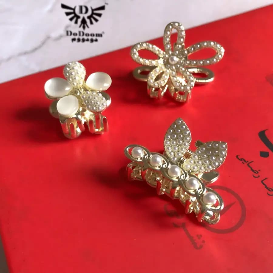 گیره مو کوچک نگینی G214 — تصویر ۶