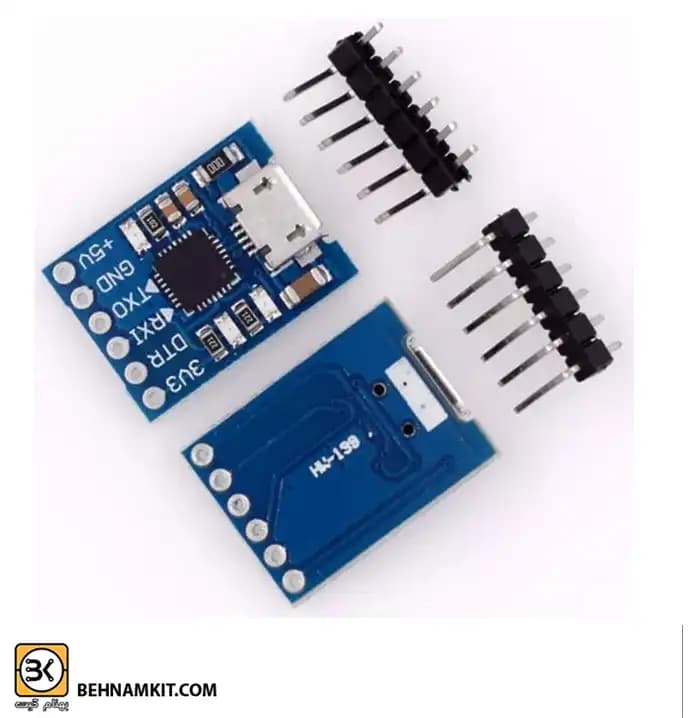 ماژول مبدل USB به سریال TTL با تراشه CP2102 با پورت micro-USB GY232 — تصویر ۲
