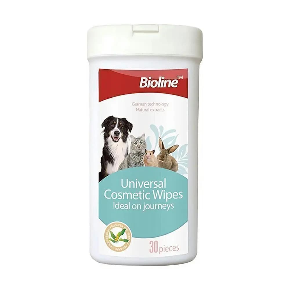 دستمال مرطوب حیوانات خانگی بایولاین – Bioline Universal Wipes