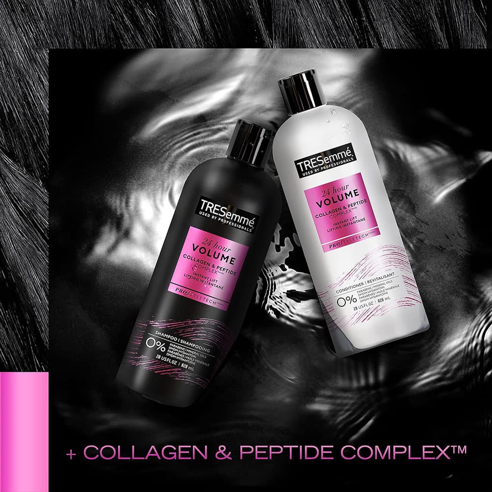 شامپو حجم دهنده ۲۴ ساعته ترزمی ترزمه Tresemme 24 Hour Body Healthy Volume Shampoo 828ml — تصویر ۱۰
