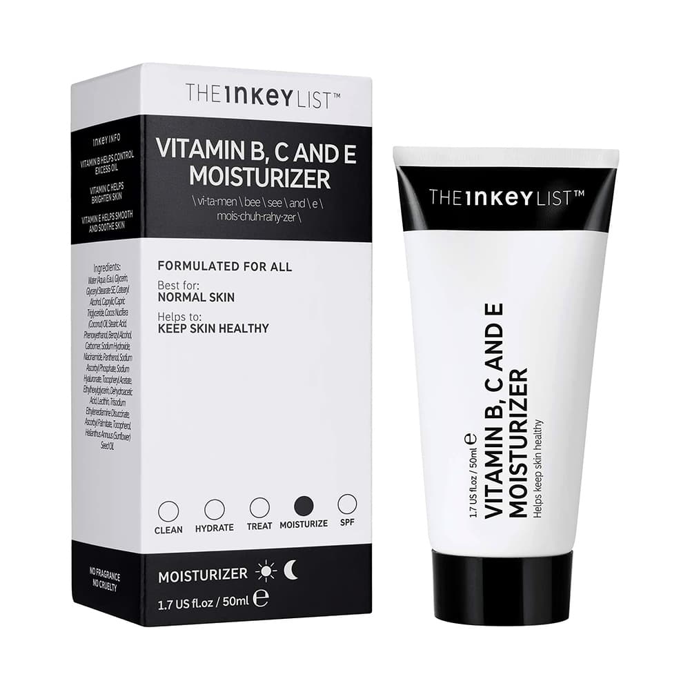 کرم مرطوب کننده حاوی ویتامین سی و بی و ای اینکی لیست The INKEY List Vitamin B, C and E Moisturizer 50ml — تصویر ۷