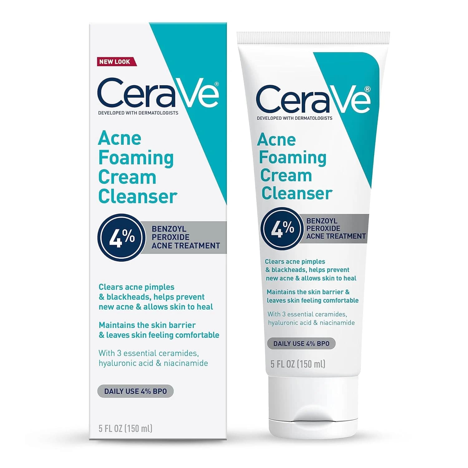 فوم شستشوی صورت ضد جوش و آکنه سراوی CeraVe Acne Foaming Cream Cleanser 150ml — تصویر ۹