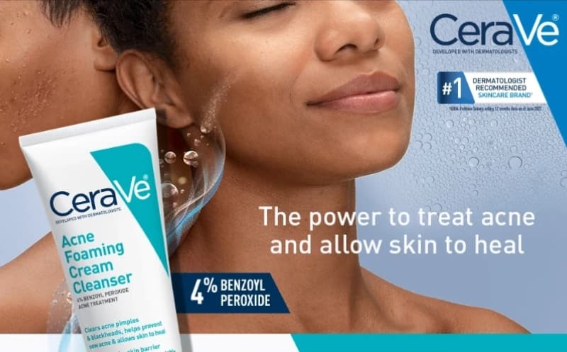 فوم شستشوی صورت ضد جوش و آکنه سراوی CeraVe Acne Foaming Cream Cleanser 150ml — تصویر ۱۲