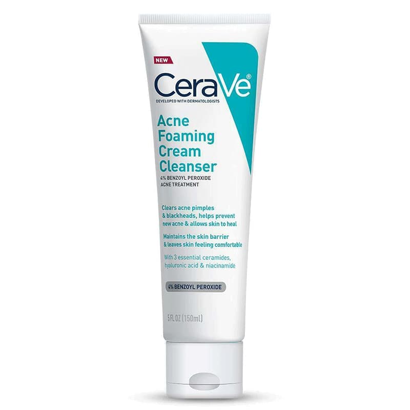 فوم شستشوی صورت ضد جوش و آکنه سراوی CeraVe Acne Foaming Cream Cleanser 150ml — تصویر ۱۰