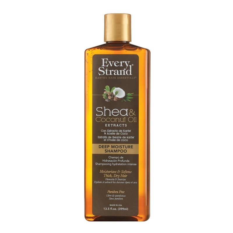 شامپو مرطوب کننده عمیق شی و روغن نارگیل اوری استرند Every Strand Shea & Coconut Oil Deep Moisture Shampoo 399ml — تصویر ۸