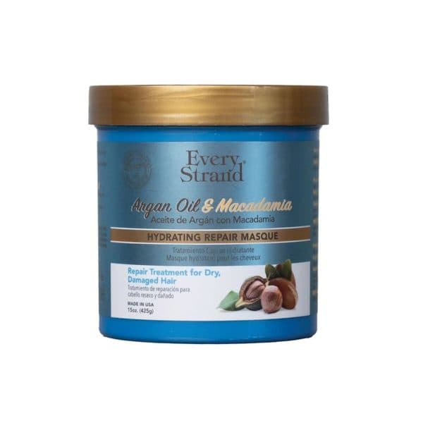 ماسک آبرسان مو روغن آرگان و ماکادمیا اوری استرند Every Strand Argan Oil with Macadamia Hydrating Hair Masque 425g — تصویر ۷