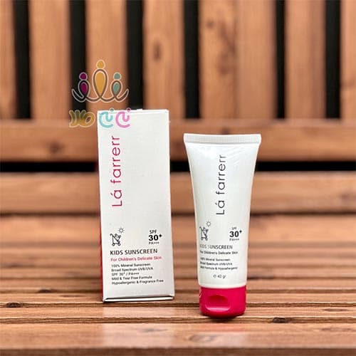 کرم ضد آفتاب لافارر صورتی کودکان SPF30 — تصویر ۳