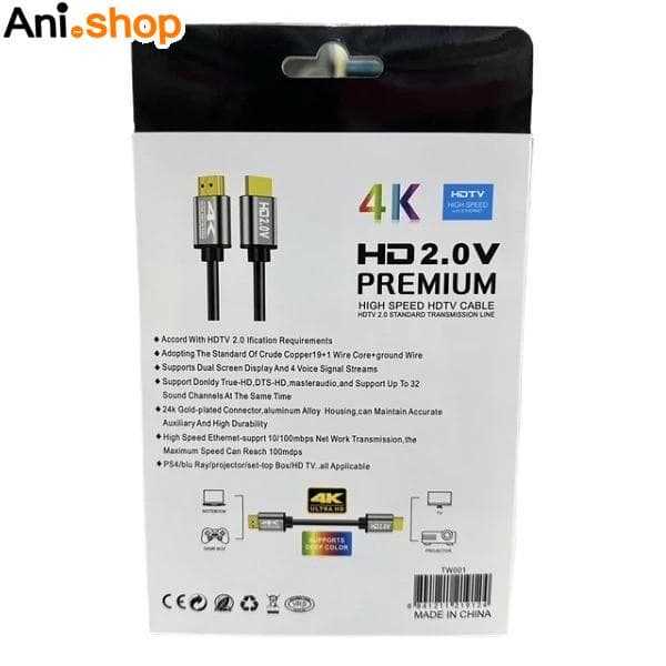کابل مدل HDMI CABLE 4K ONE MAX-1.5M — تصویر ۲
