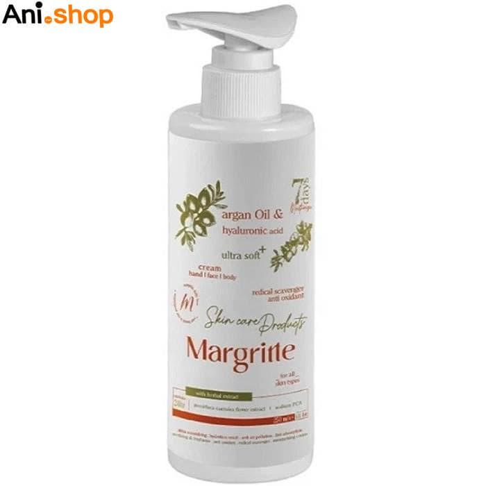کرم مرطوب کننده ابرسان آرکان ( پمپی ) مارگریت 250 میلی لیتر