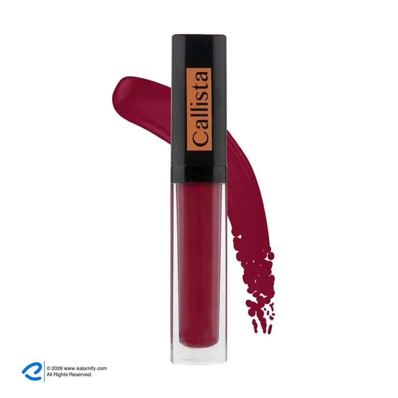 رژ لب مایع کالیستا مدل Stain Matt شماره L90 — تصویر ۹