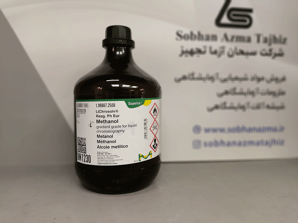متانول کروماتوگرافی مایع برند مرک آلمان کد 106007 — تصویر ۱۰
