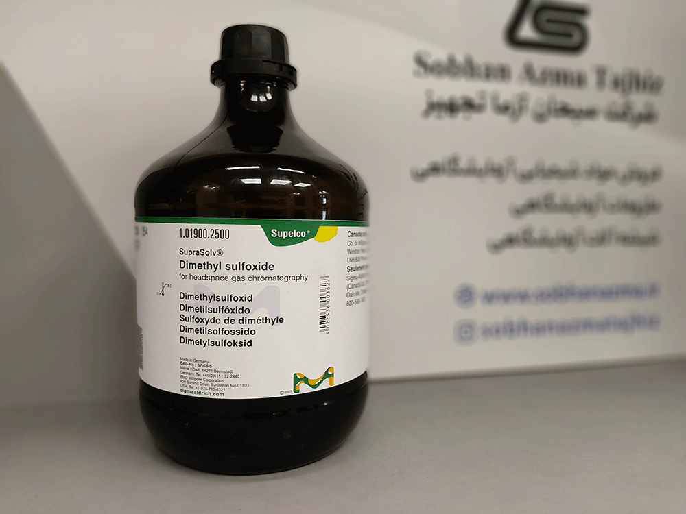 دی متیل سولفوکساید برند مرک آلمان کد 101900 — تصویر ۳
