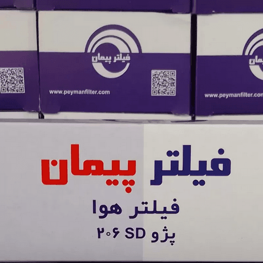 فیلتر هوا پیمان 206 بلند کد فنی PF105