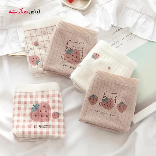 شورت نخی عروسکی بسته 2 عددی ls277 — تصویر ۳