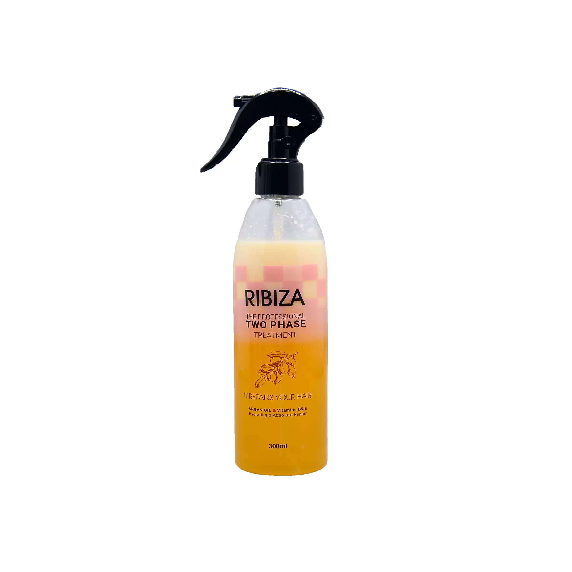 محلول دو فاز حاوی روغن آرگان و ویتامین B5 ریبیزا 300ml