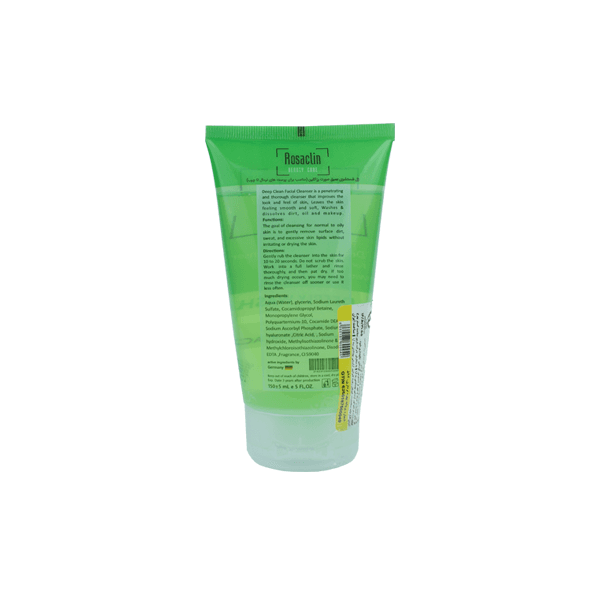 ژل شستشوی رزاکلین مناسب پوست چرب و نرمال 150ml — تصویر ۵