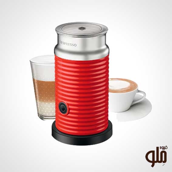 دستگاه شیر کف زن نسپرسو(Aeroccino) قرمز — تصویر ۴