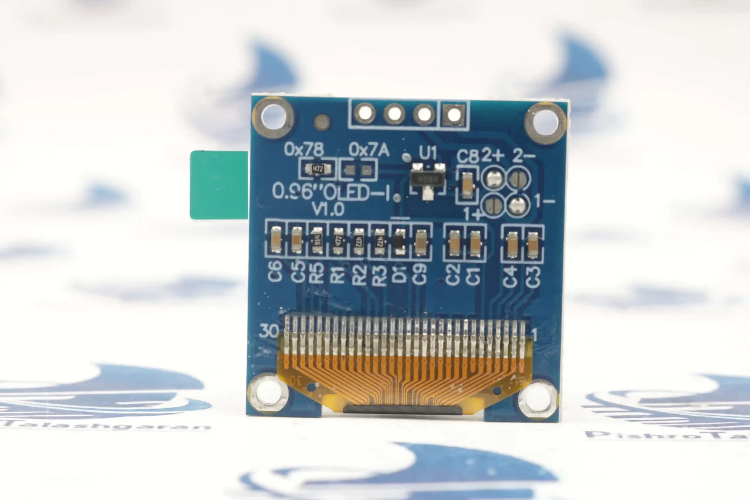 ماژول نمایشگر OLED سفید 0.96 اینچ با رابط i2c — تصویر ۶