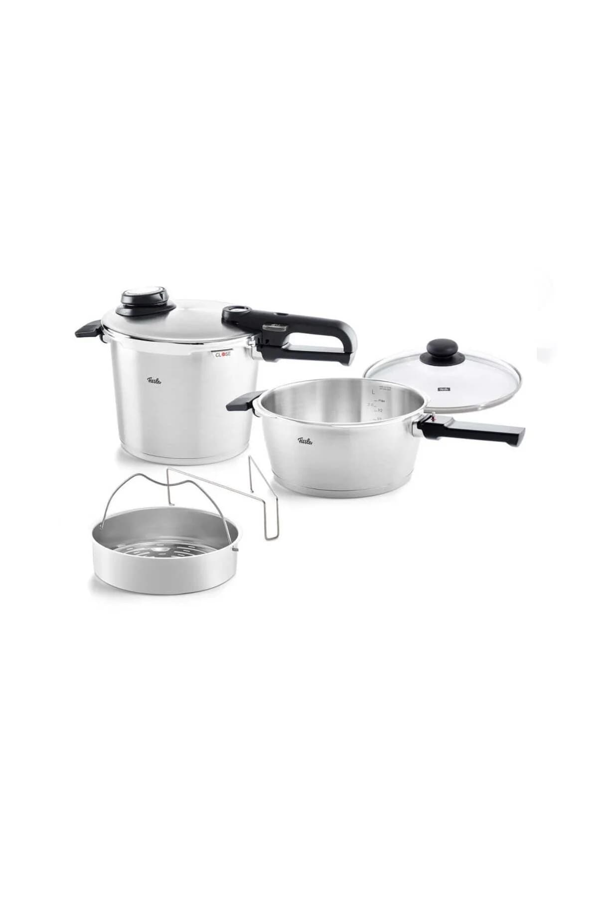 زودپز فیسلر پرميوم دو قلو مات ٣/۵ و ۶ Fissler