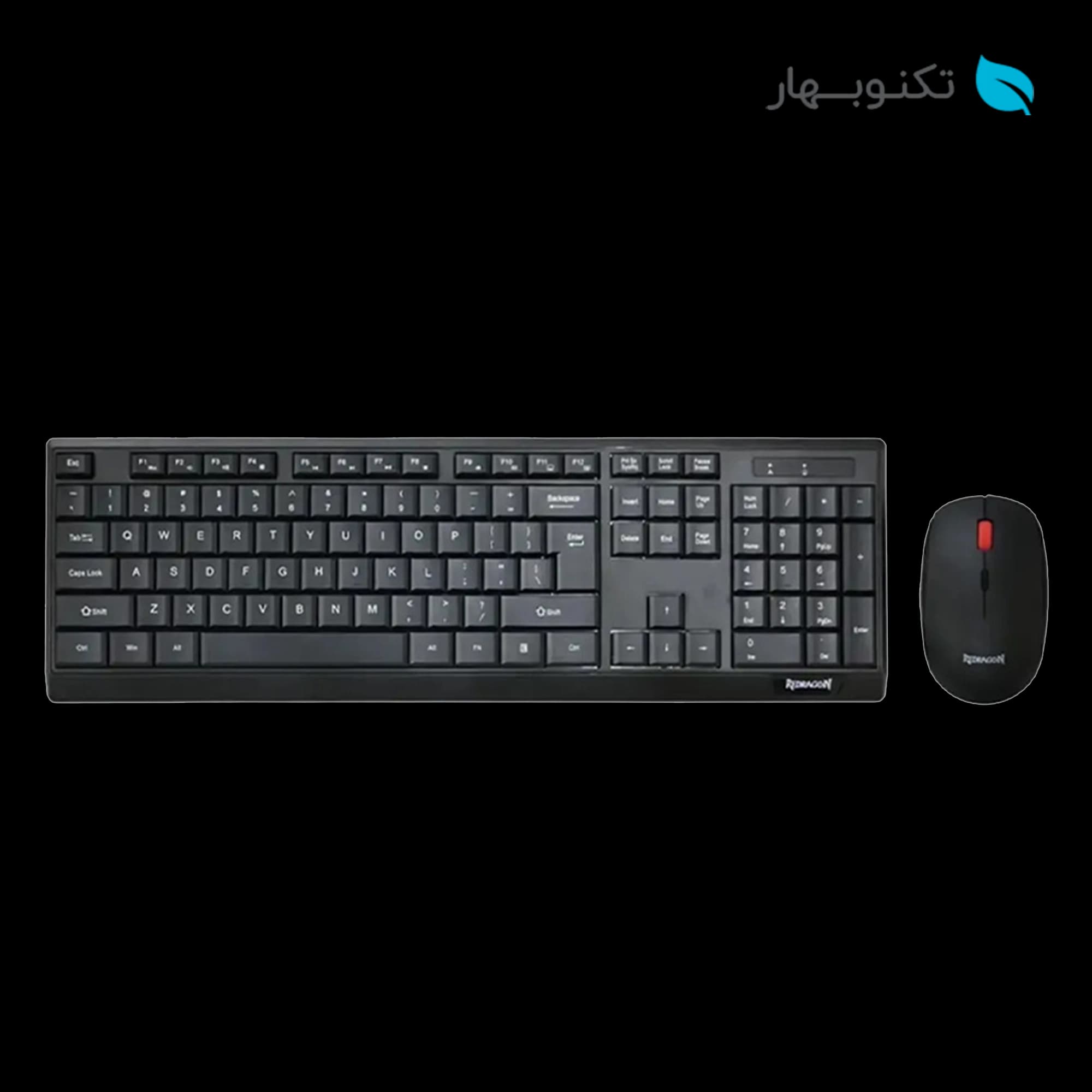 کیبورد و موس بی‌سیم اداری REDRAGON مدل BS-8343