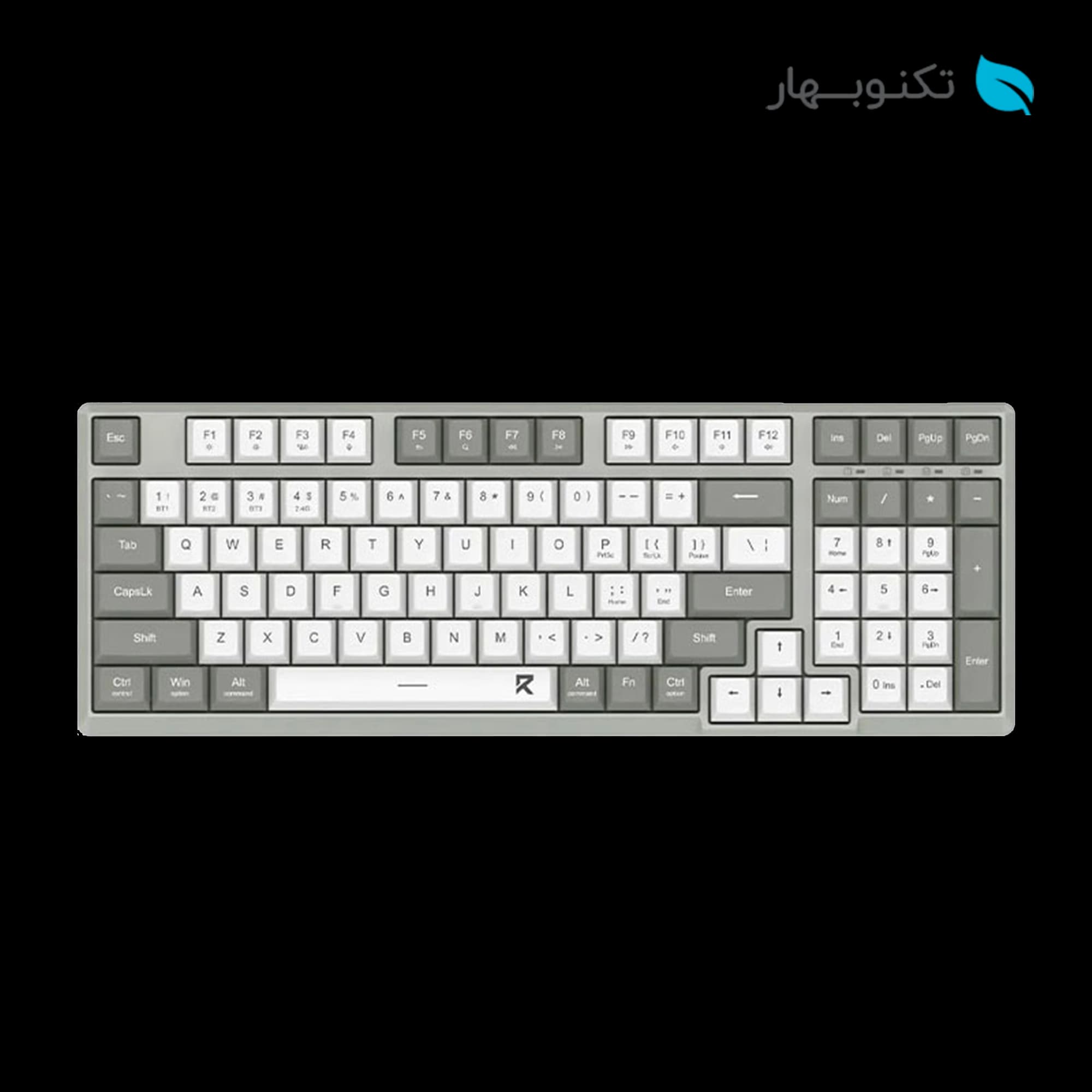 کیبورد بی‌سیم اداری REDRAGON مدل BK-7114WG — تصویر ۲