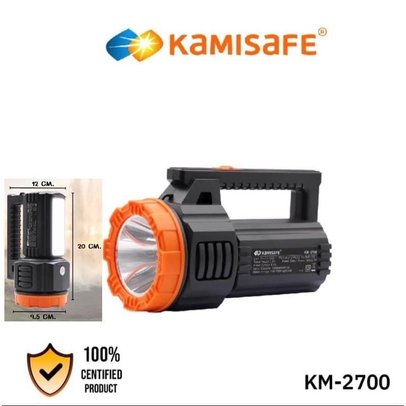 چراغ قوه دستی کمی سیف مدل KM-2700 — تصویر ۶