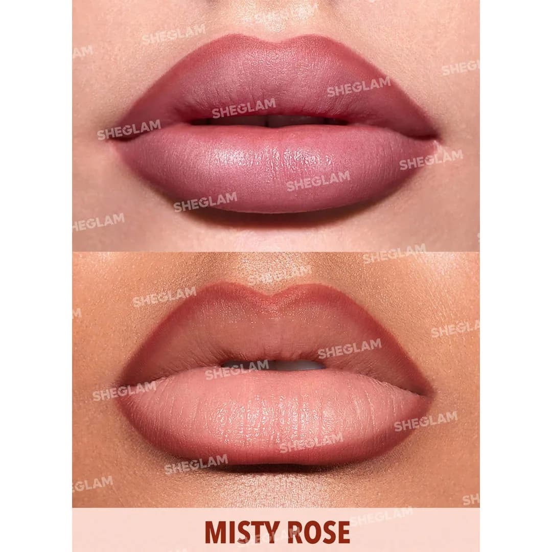 خط لب شیگلم تراش دار رنگ Misty Rose — تصویر ۱۱