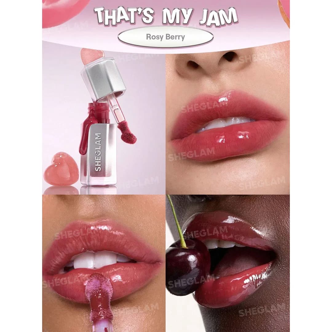 لیپ گلاس آینه ای شیگلم مدل Glass Lock Air Gloss رنگ That’s My Jam — تصویر ۱۲