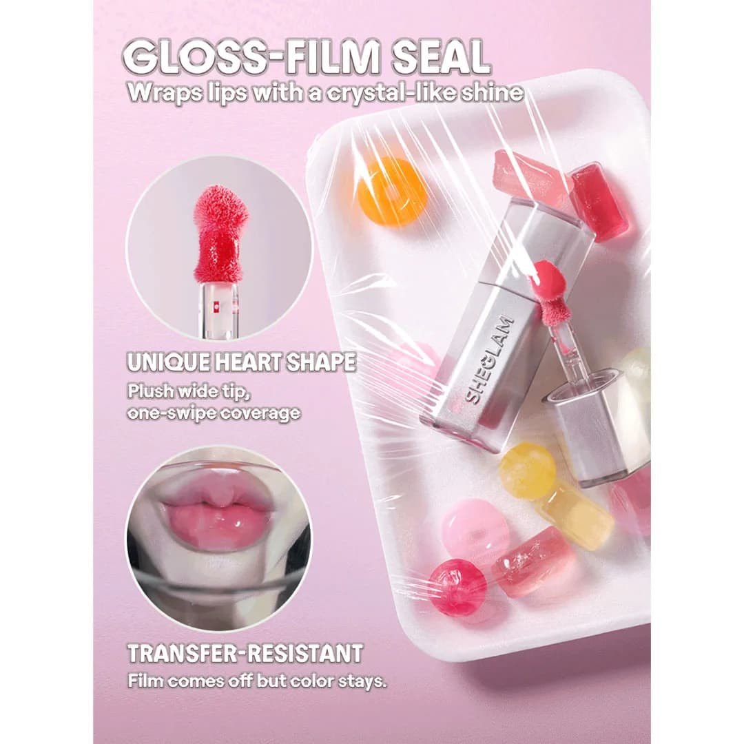 لیپ گلاس آینه ای شیگلم مدل Glass Lock Air Gloss رنگ That’s My Jam — تصویر ۷
