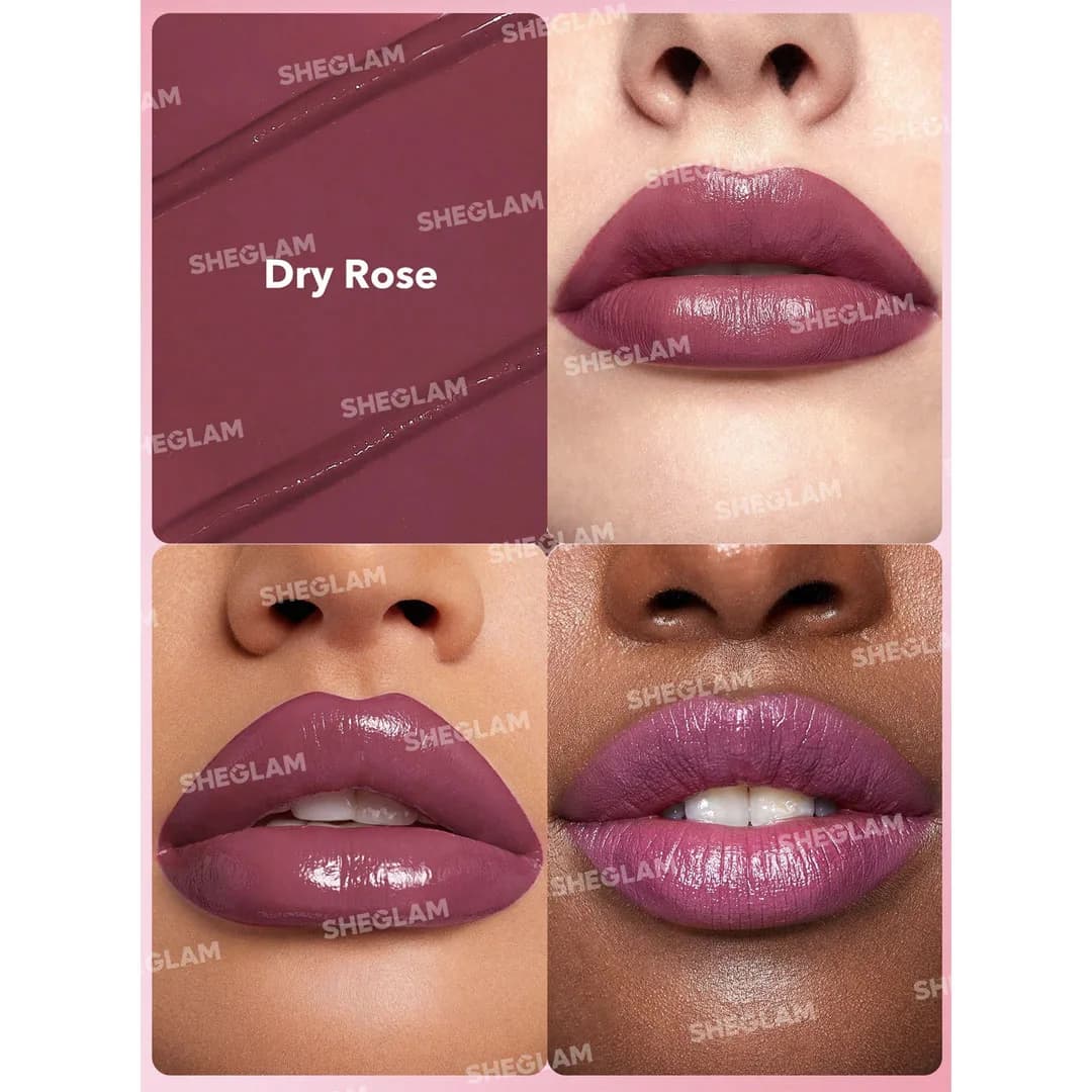 رژلب کرمی شیگلم SHEGLAM مدل Creme Allure رنگ Dry Rose — تصویر ۱۱