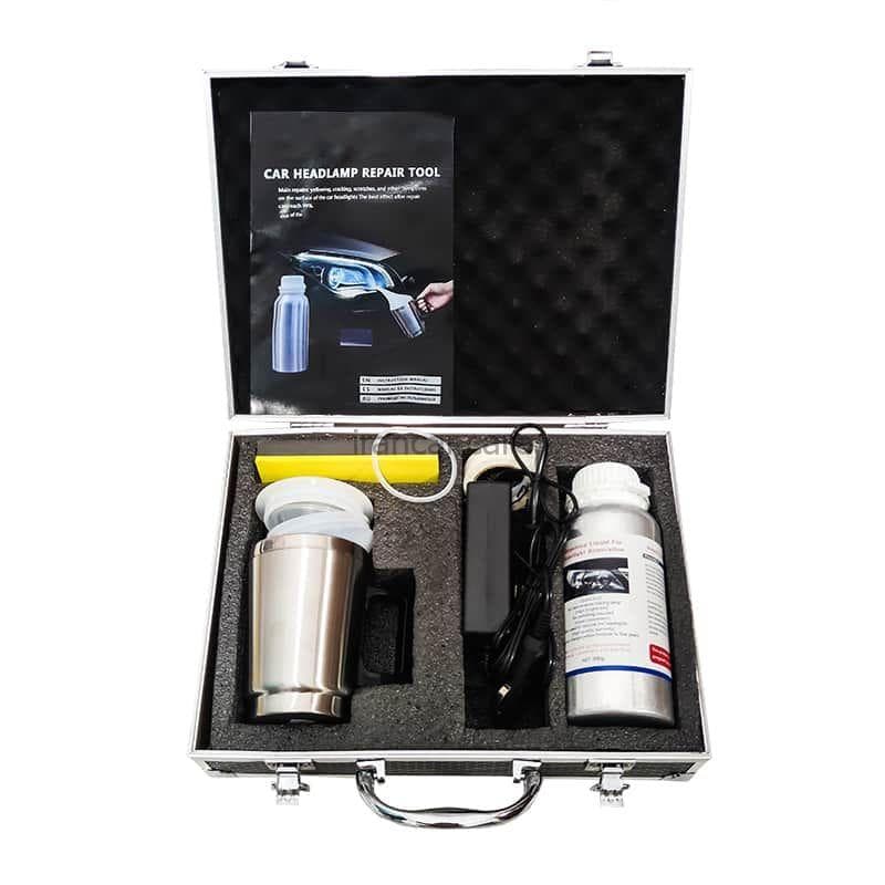 کیت دستگاه رفع ماتی و کدری چراغ ماشین مدل Car Headlight Restoration Kit — تصویر ۵