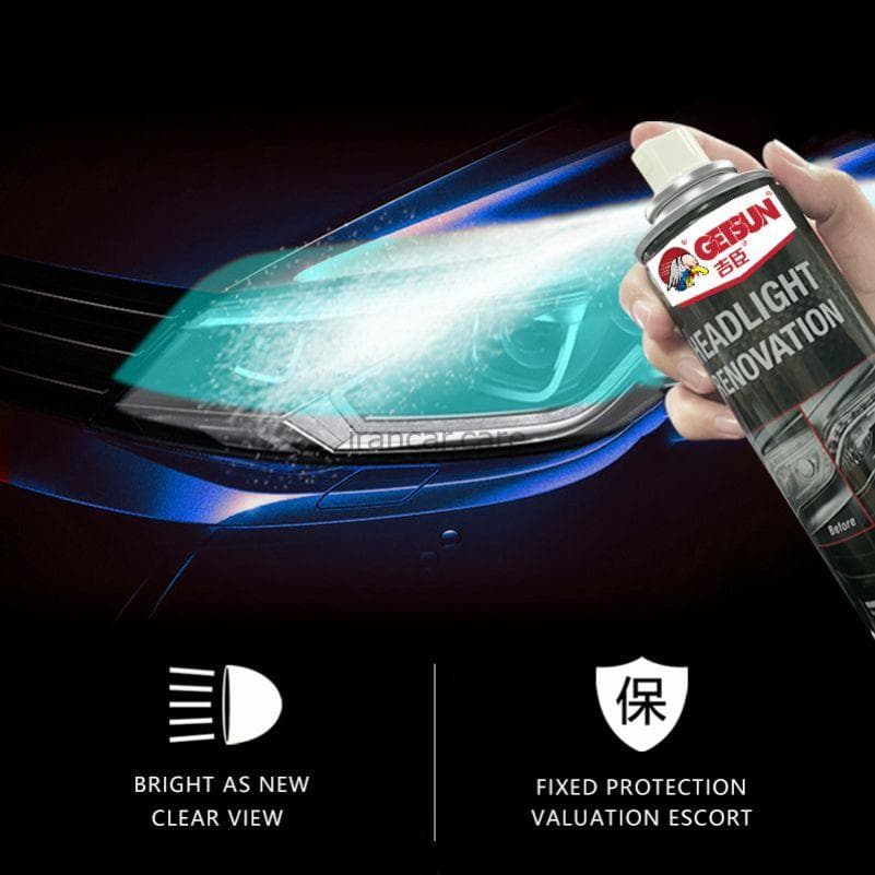 اسپری رفع کدری و شفاف سازی چراغ ماشین مدل Getsun Headlight Renovation — تصویر ۲