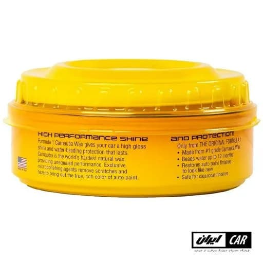 واکس براق و محافظت کننده رنگ ماشین فرمول وان Formula1 CARNAUBA PASTE WAX — تصویر ۲