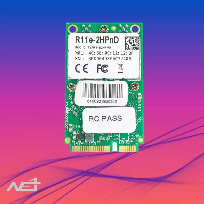 کارت وایرلس میکروتیک مدل Mikrotik R11e-2HPnD — تصویر ۶
