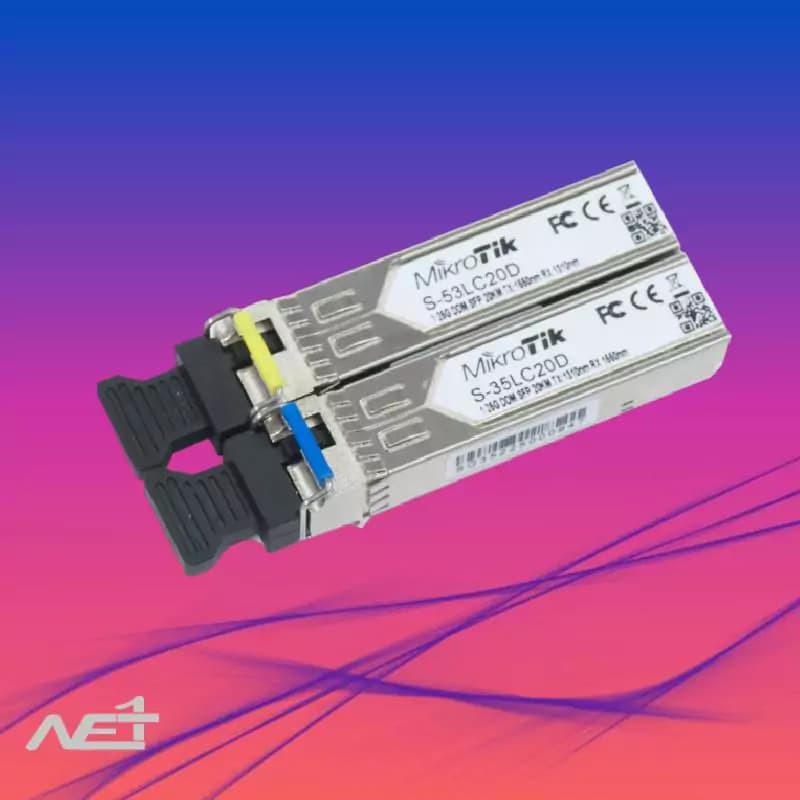 ماژول فیبر نوری میکروتیک مدل Mikrotik S-3553LC20D — تصویر ۲