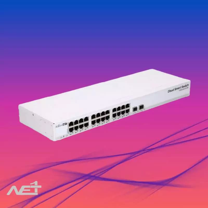 روتر سوئیچ میکروتیک مدل Mikrotik CRS326-24G-2S+RM — تصویر ۶