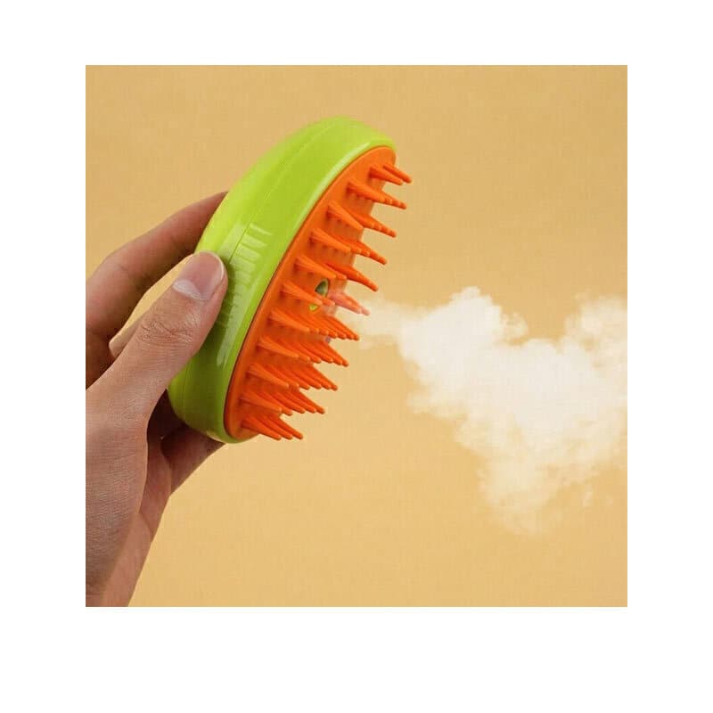 برس و ماساژور بخار حیوانات سگ و گربه Spray Massage Brush