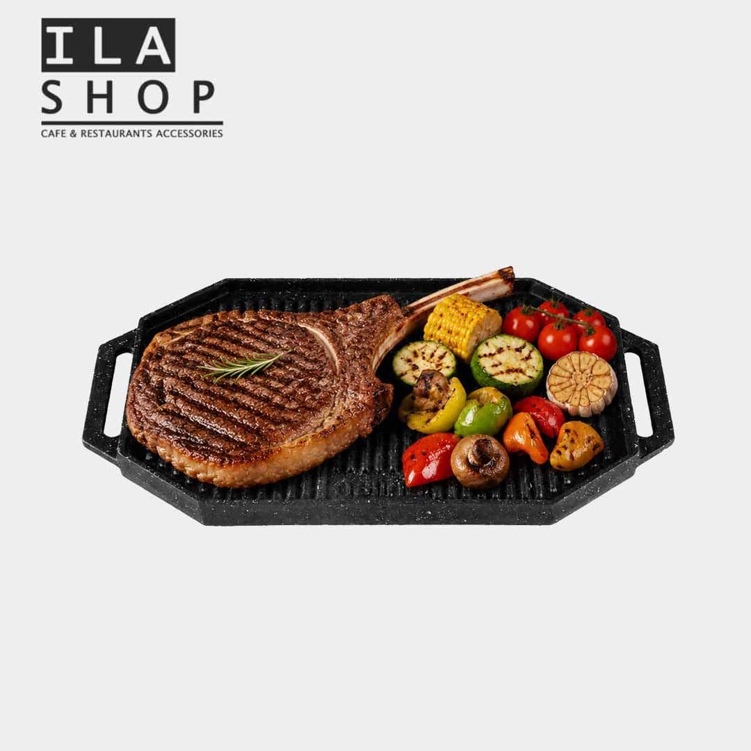 تابه گریل چدن دو طرفه نالینو مدل ناپولی یک عددی ایلا — تصویر ۴
