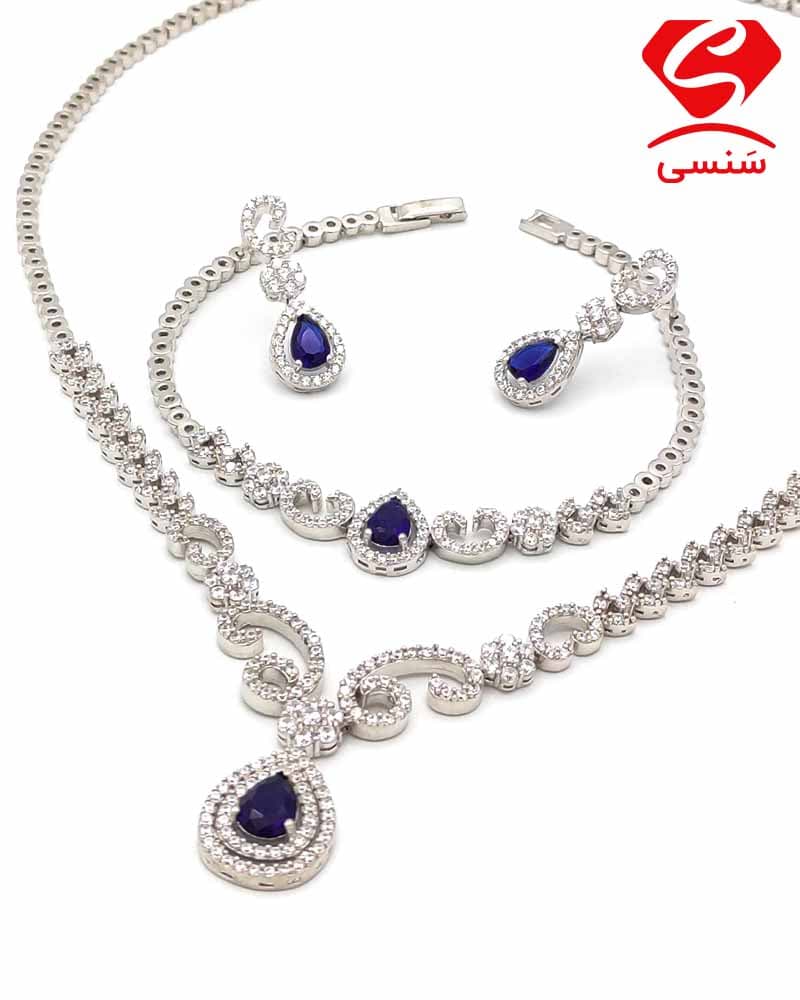 سرویس نقره یاقوت کبود کد0051 — تصویر ۲