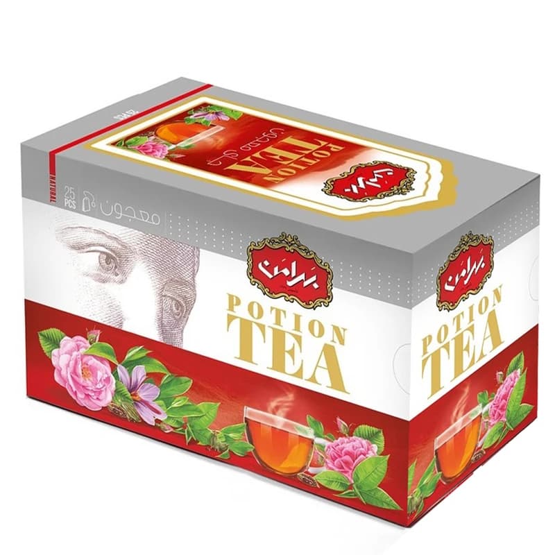 چای سیاه معجون کیسه ای بهرامن بسته 25 عددی — تصویر ۳